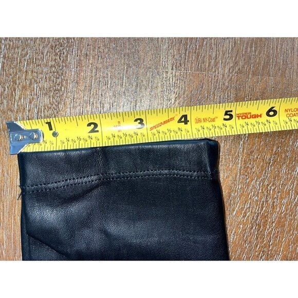 Ann Taylor Women's NWT Pants Faux Leather Black High Rise Size 2P MSRP $98 Fall - Picture 5 of 7